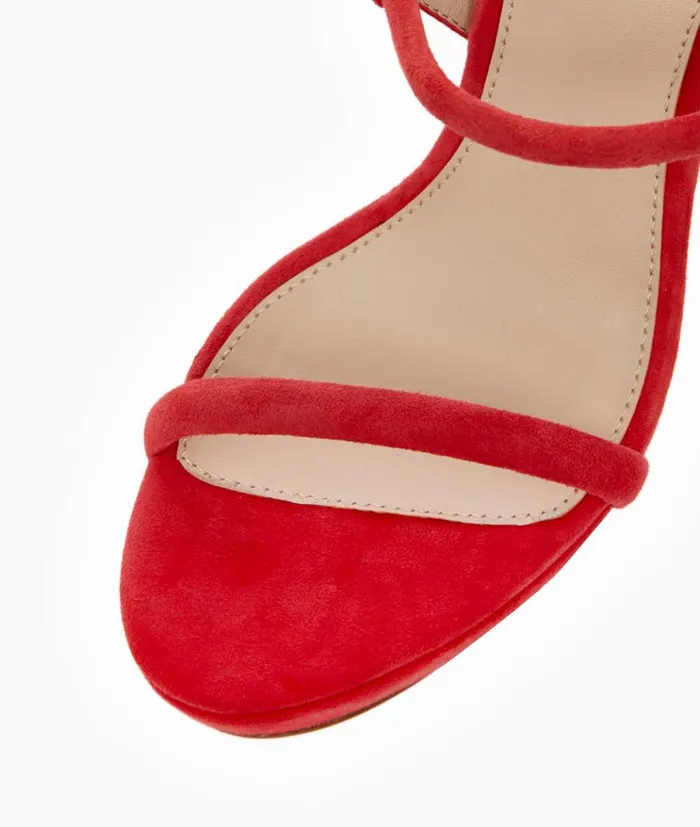 Pelle Moda Olina Platform 8211 Flame Flame Kid Suede Women High Heels Pelle Moda Olina Platform 8211 Flame Flame Kid Suede Women High Heels
