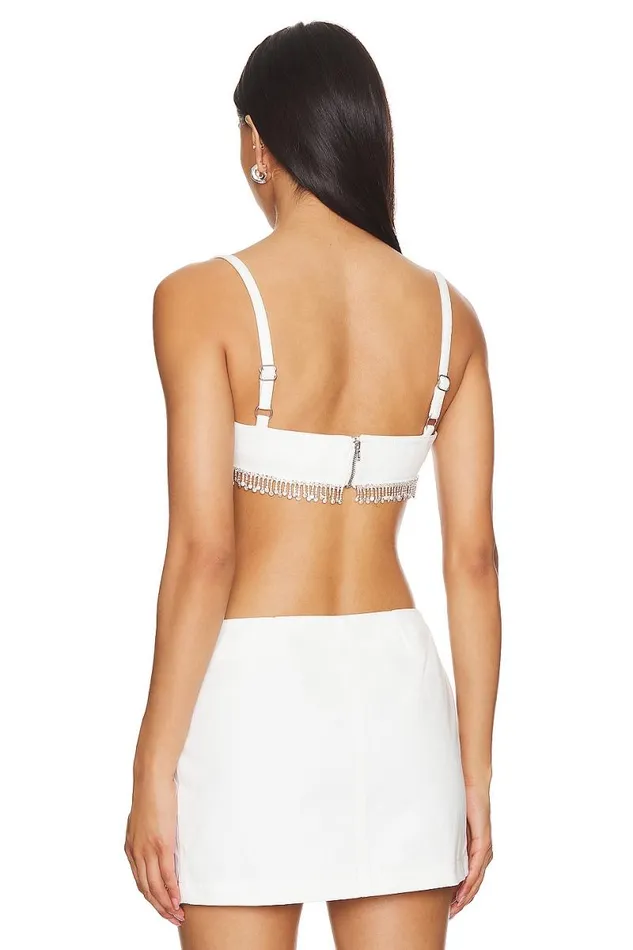 Peyton Bra Top White Women Lovers and Friends Tops
