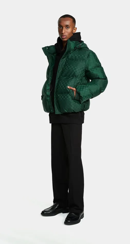 Pine Green Ravan Puffer Jacket Green Men Daily Paper Jackets