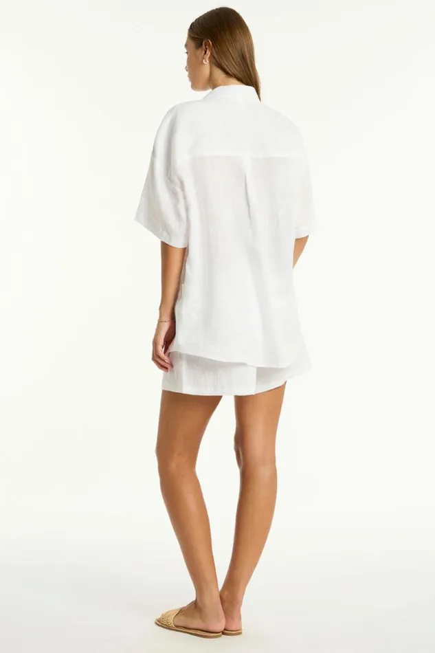 Resort Linen Aloha Shirt Resort Linen Women Sea Level Linen