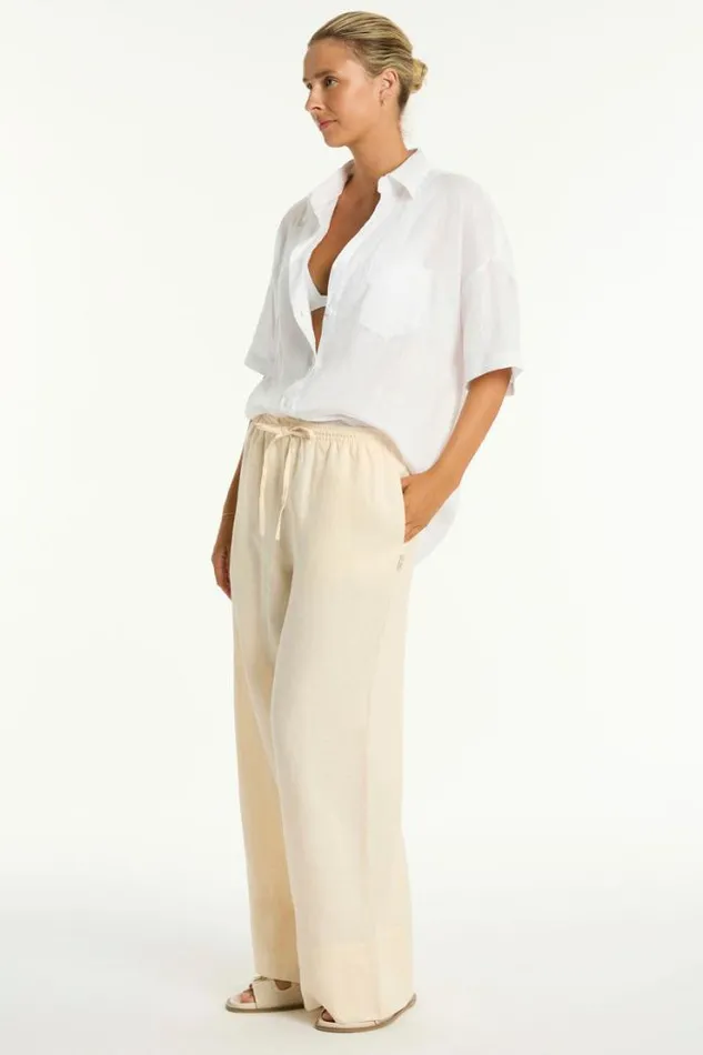 Resort Linen Aloha Shirt Resort Linen Women Sea Level Linen