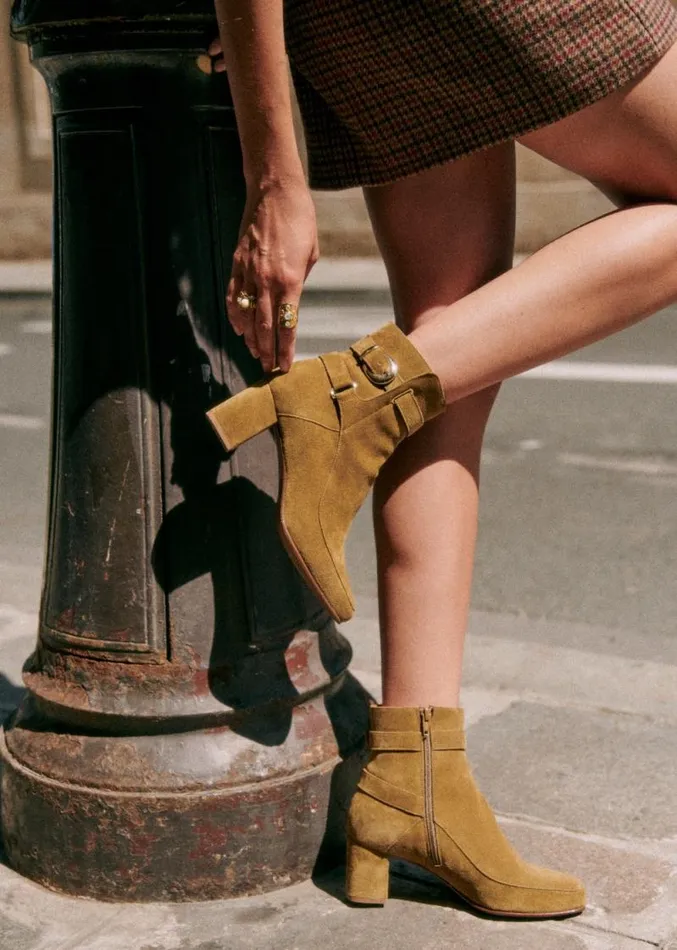 Szane Ankle Boots Womens Brooklyn Boots Taupe