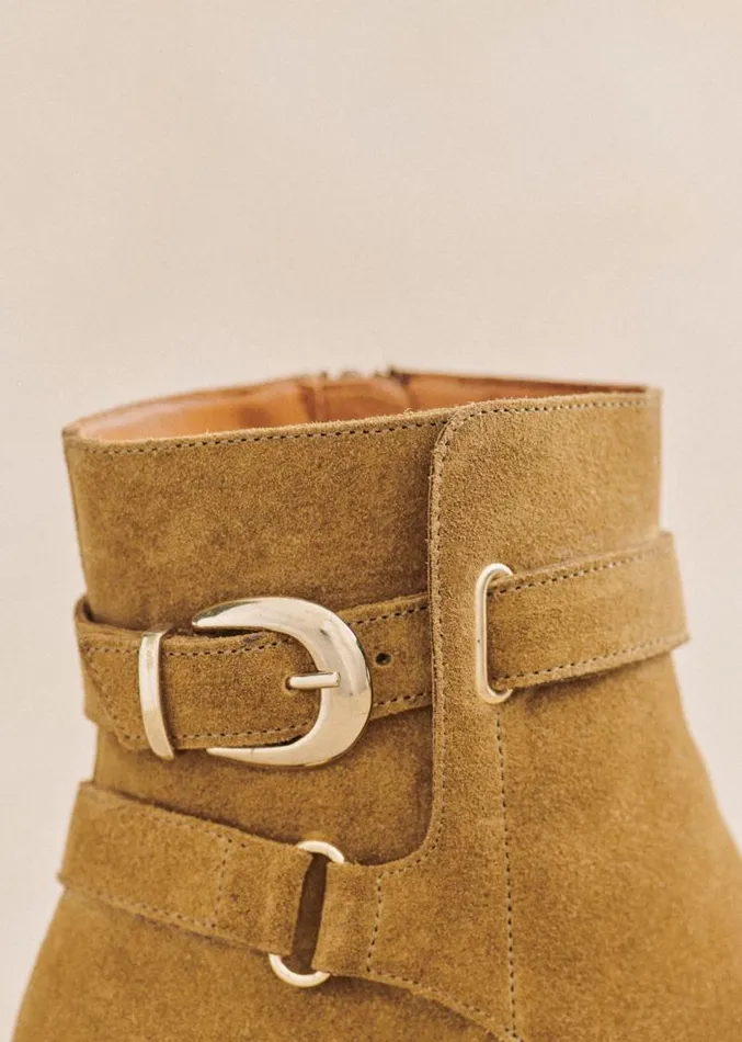 Szane Ankle Boots Womens Brooklyn Boots Taupe