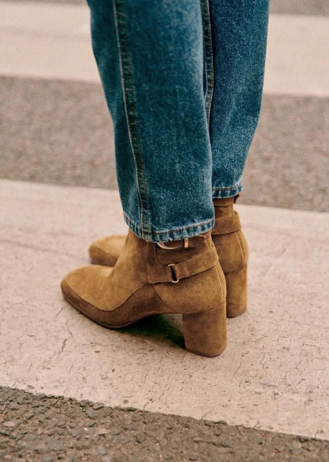 Szane Ankle Boots Womens Brooklyn Boots Taupe
