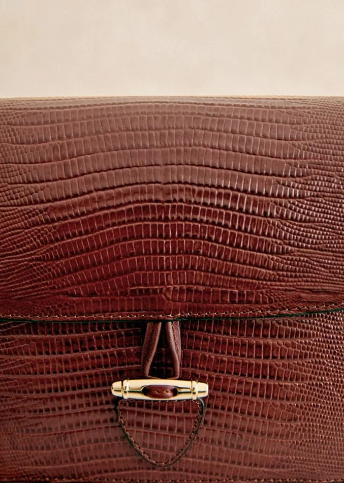 Szane Bags Womens Milo Bag Embossed Brown
