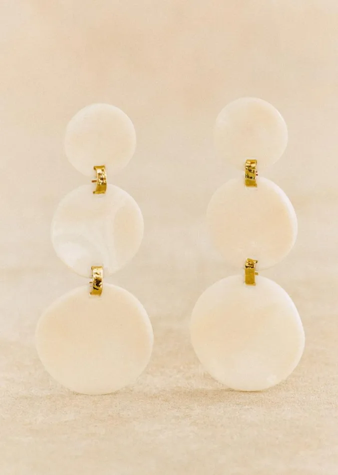 Szane Earrings Womens Ernest Earrings Ecru