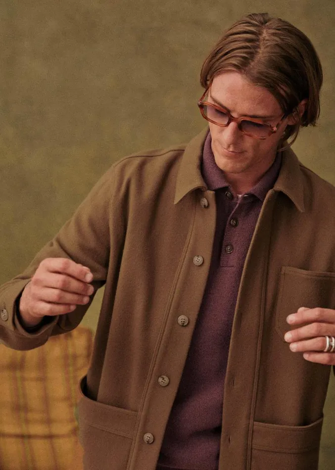 Szane Jackets and Coats Mens Will Laine Jacket Camel