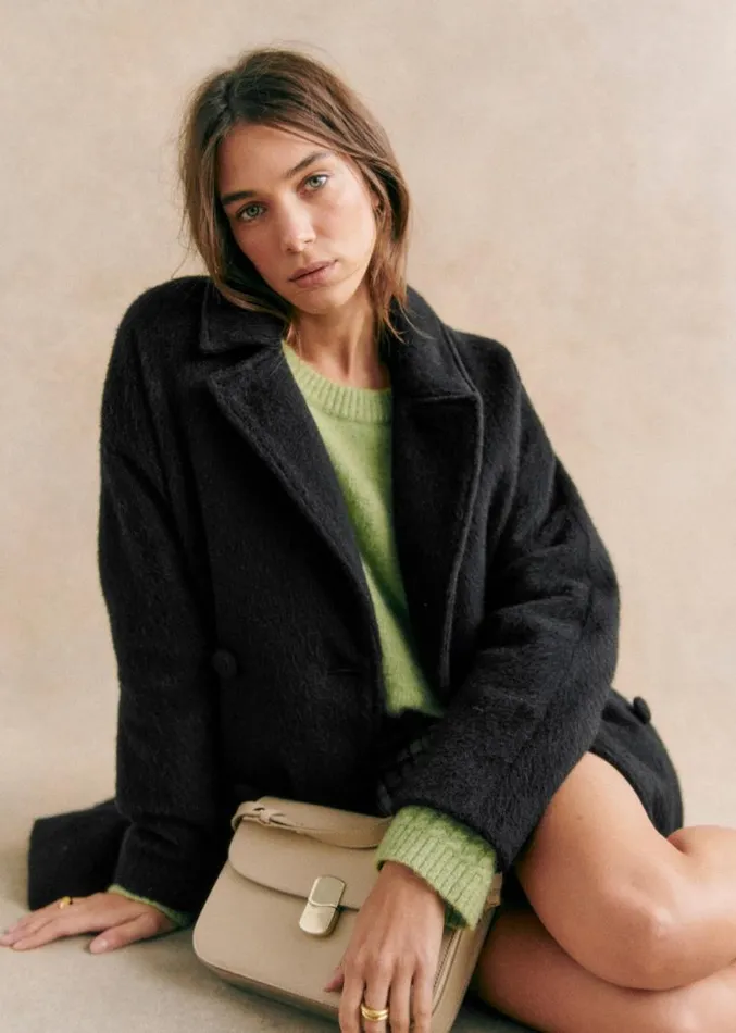 Szane Jackets and Coats Womens Jim Coat Black
