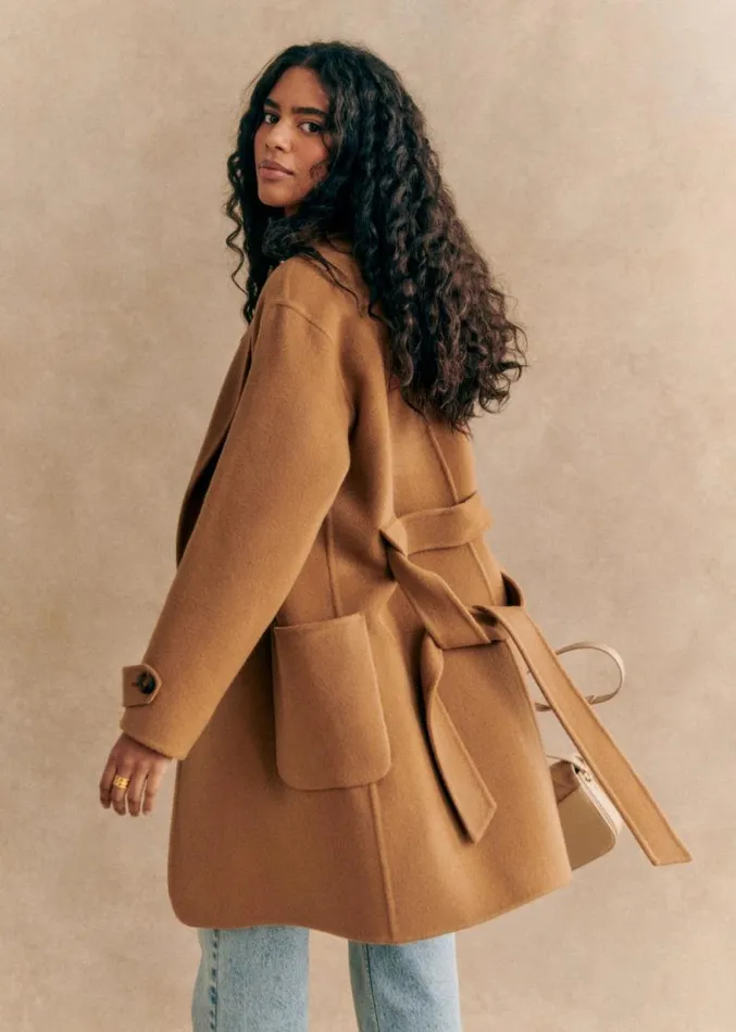 Szane Jackets and Coats Womens Rick Coat Camel