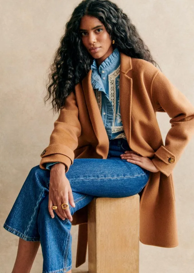 Szane Jackets and Coats Womens Rick Coat Camel