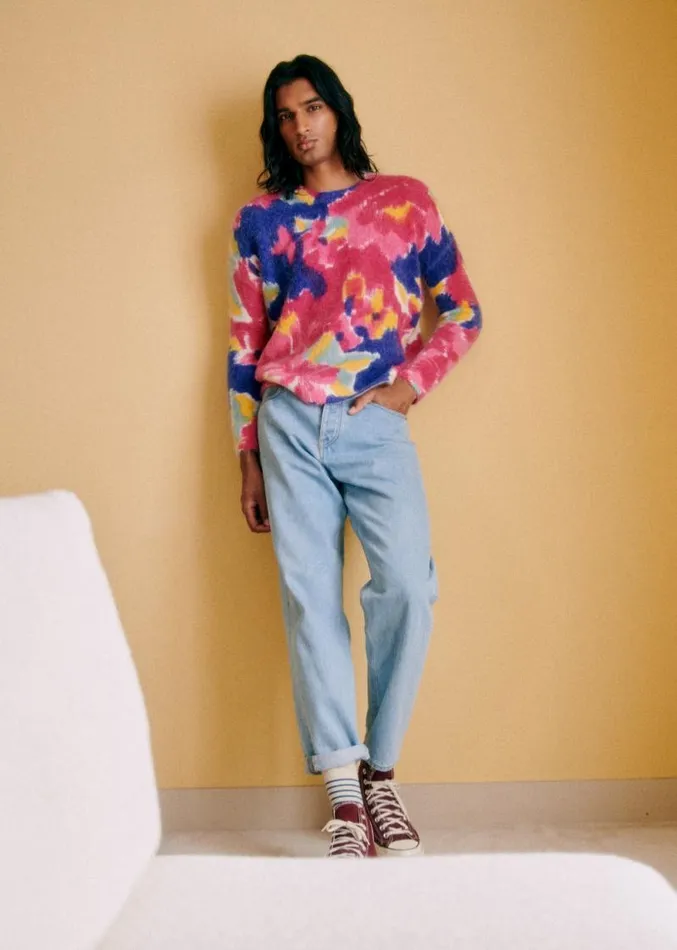 Szane Knitwear Womens Dominico Jumper Multicoloured Flowers