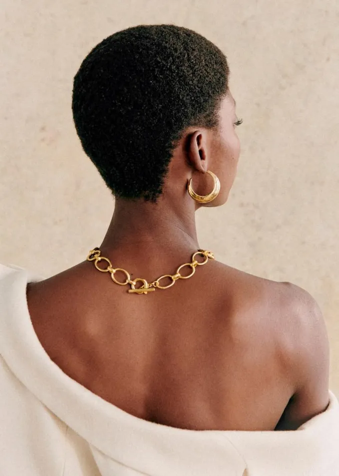 Szane Necklaces Womens Agathe Necklace Gold
