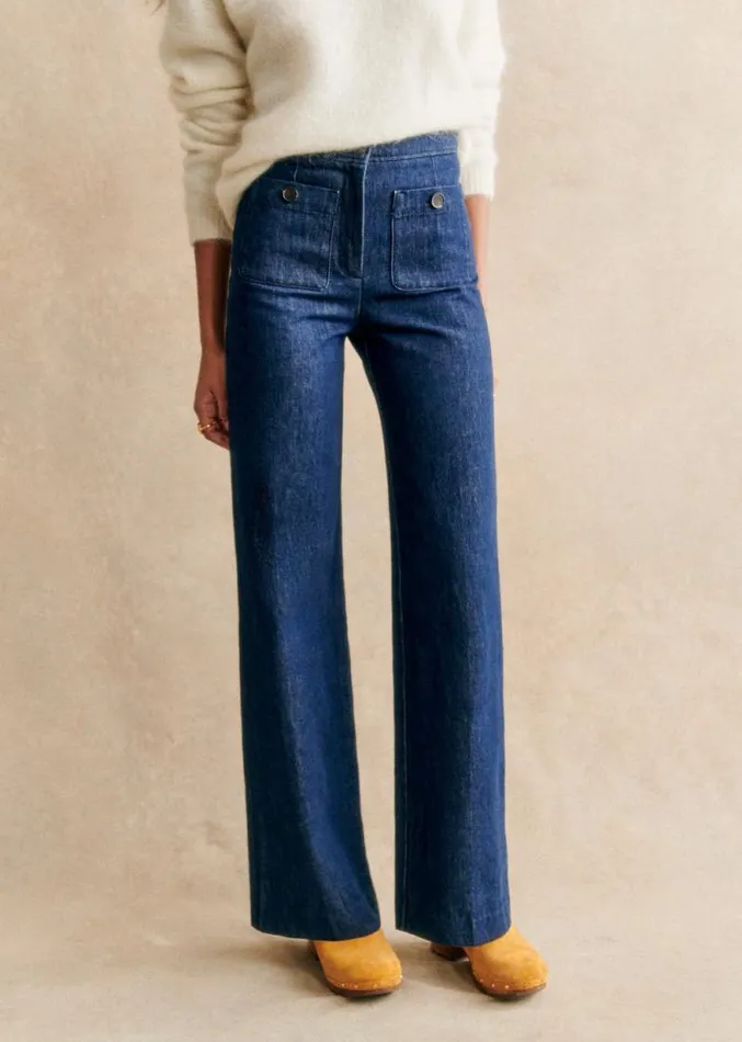 Szane Trousers and Jumpsuits Womens Dan Trousers Indigo