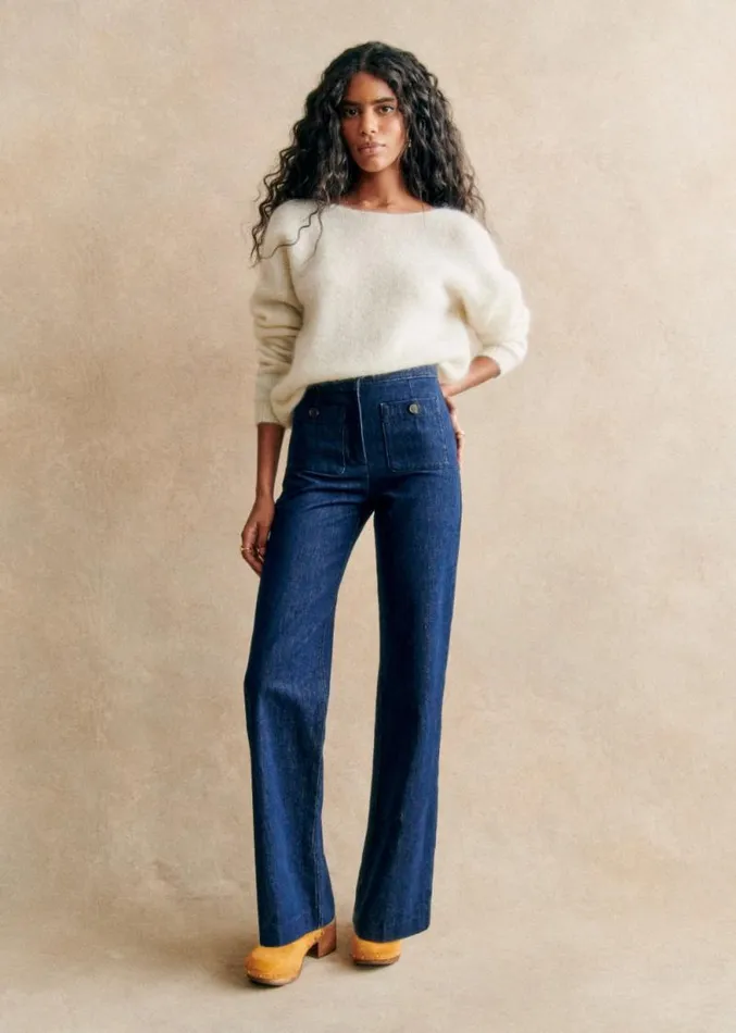 Szane Trousers and Jumpsuits Womens Dan Trousers Indigo