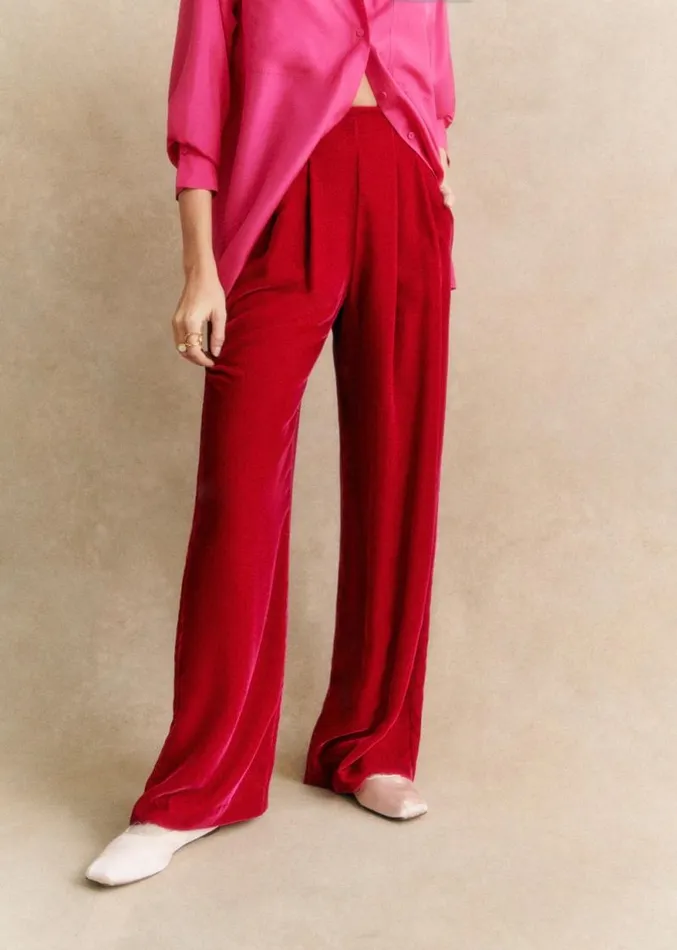 Szane Trousers and Jumpsuits Womens Malone Trousers Fuchsia