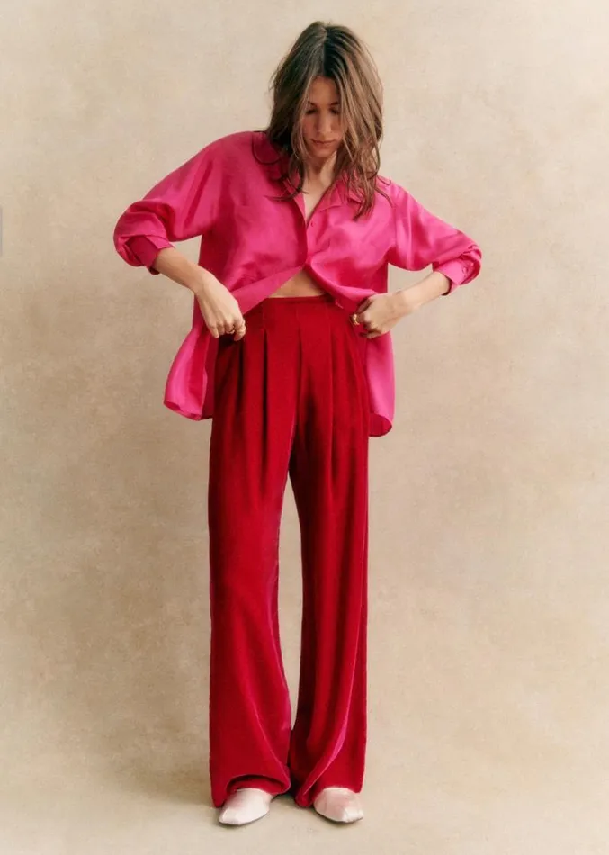 Szane Trousers and Jumpsuits Womens Malone Trousers Fuchsia