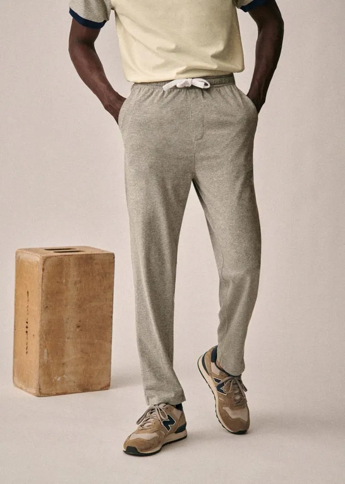 Szane Trousers Mens Hawkins Sweatpants Mottled Grey