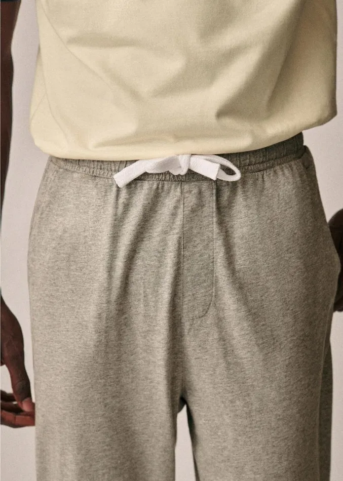 Szane Trousers Mens Hawkins Sweatpants Mottled Grey