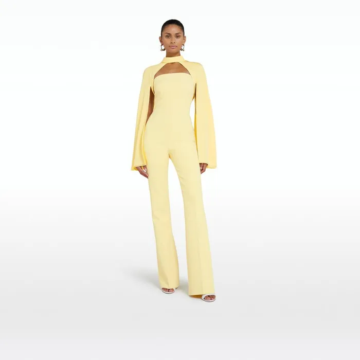 Safiyaa Agnes Pale Primrose Harness Women Capes and Harnesses