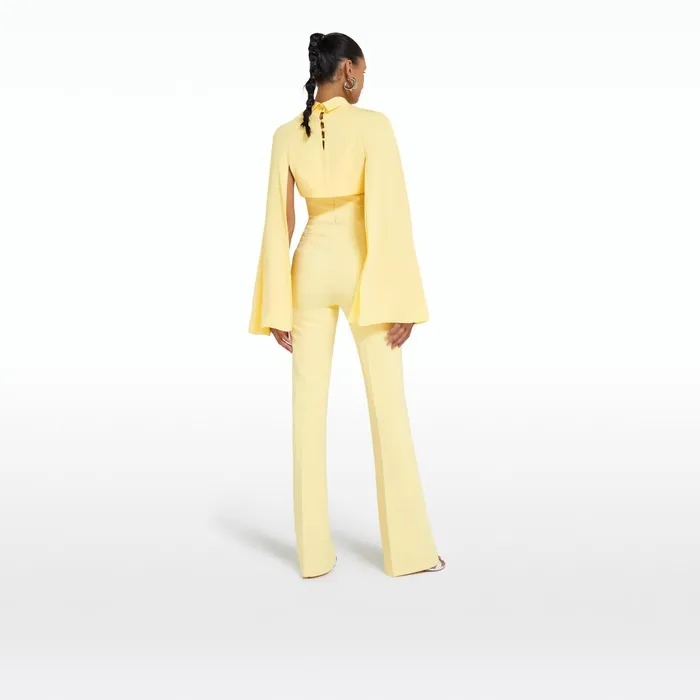 Safiyaa Agnes Pale Primrose Harness Women Capes and Harnesses