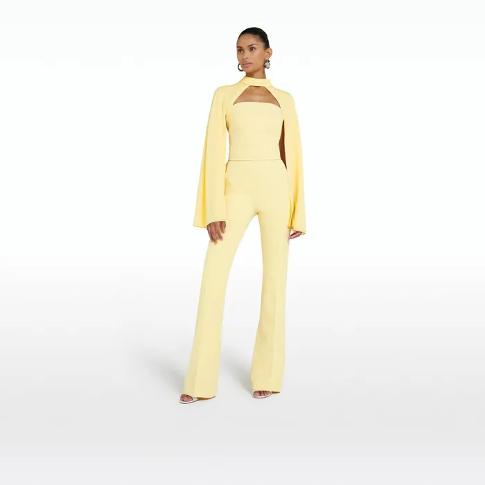 Safiyaa Agnes Pale Primrose Harness Women Capes and Harnesses