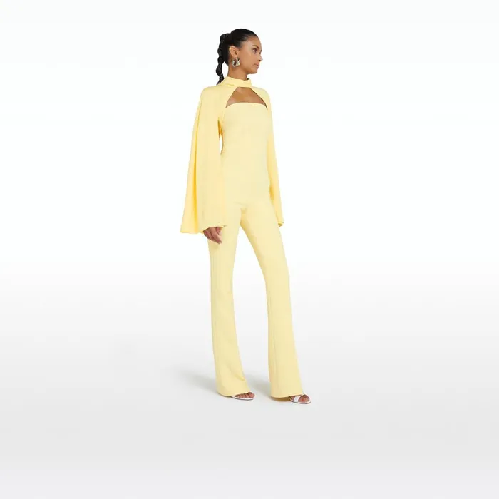 Safiyaa Agnes Pale Primrose Harness Women Capes and Harnesses