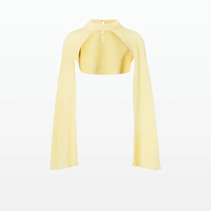 Safiyaa Agnes Pale Primrose Harness Women Capes and Harnesses