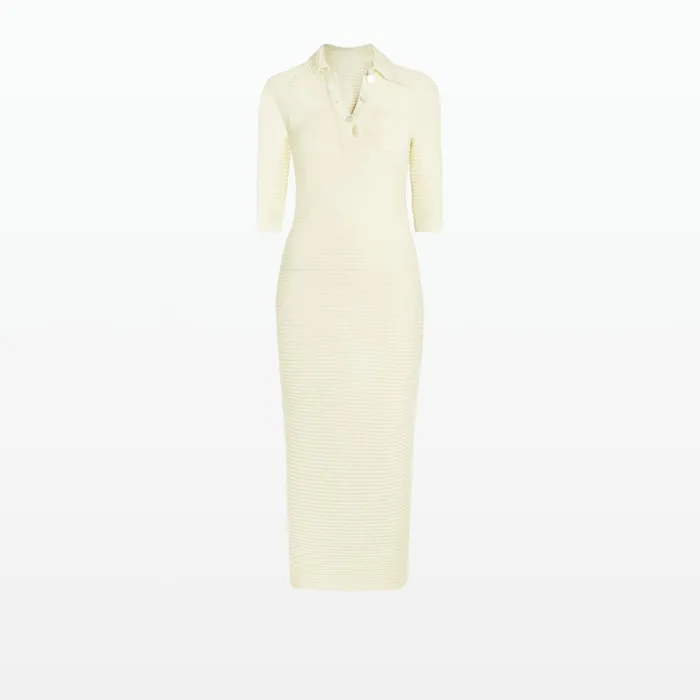 Safiyaa Akilah Ivory Crochet Dress Women Dresses