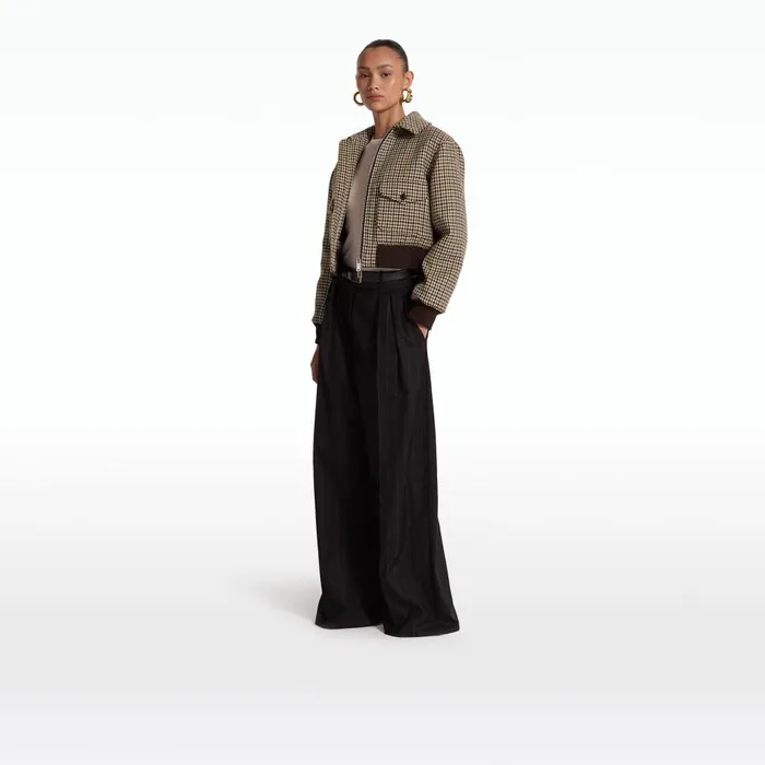 Safiyaa Amor Black Trousers Women Trousers