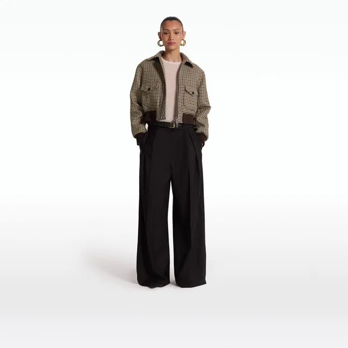 Safiyaa Amor Black Trousers Women Trousers