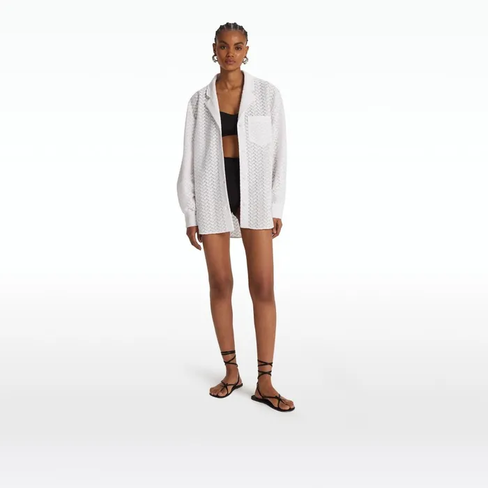 Safiyaa Angelique Ivory Top Women Swimwear
