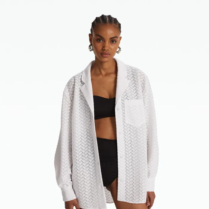 Safiyaa Angelique Ivory Top Women Swimwear