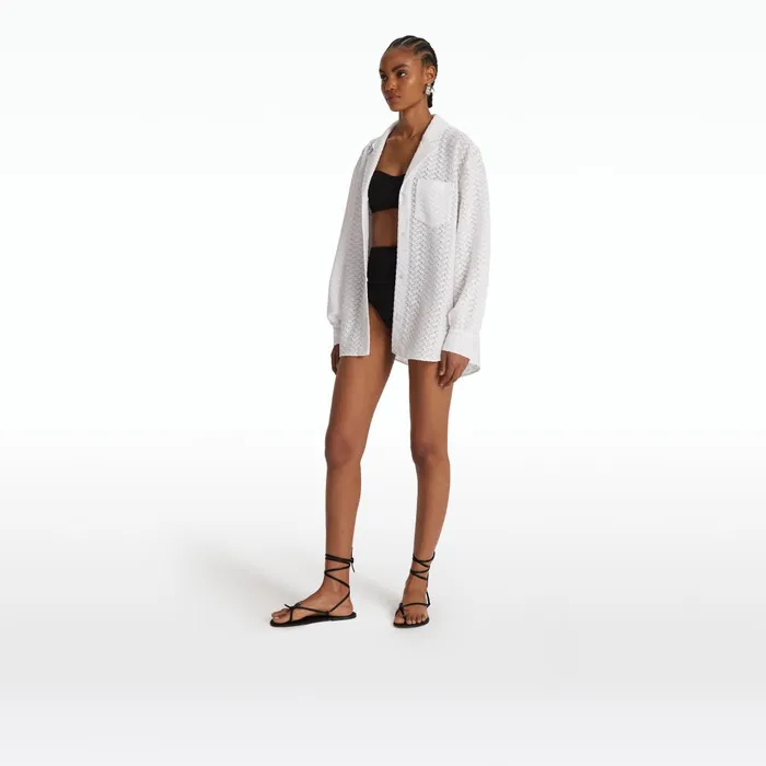 Safiyaa Angelique Ivory Top Women Swimwear