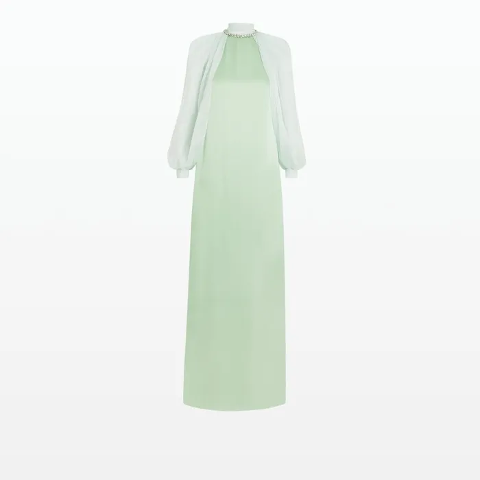 Safiyaa Ani Aloe Long Dress Women Dresses