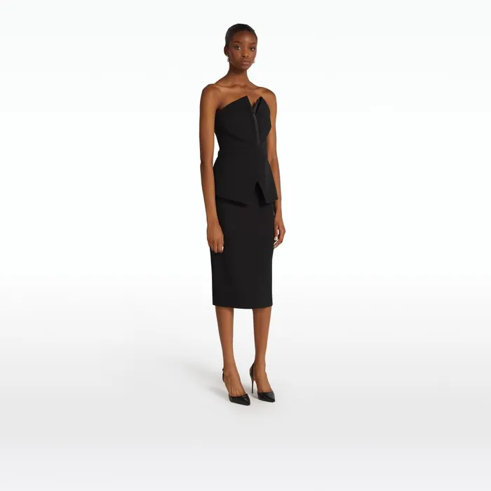 Safiyaa Assia Black Top Women Tops