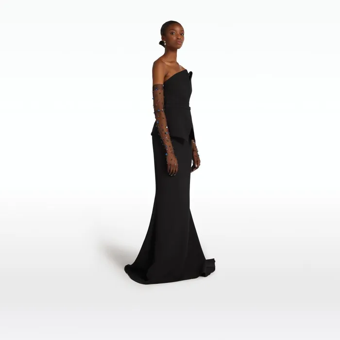 Safiyaa Assia Black Top Women Tops
