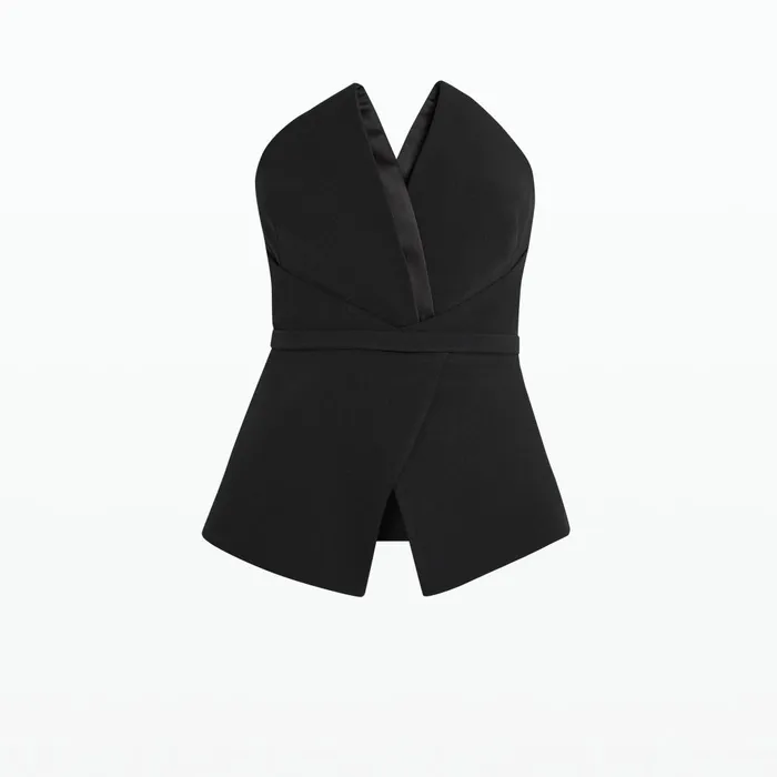 Safiyaa Assia Black Top Women Tops