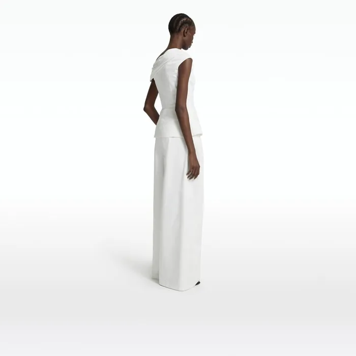 Safiyaa Benette Ivory Trousers Women Trousers