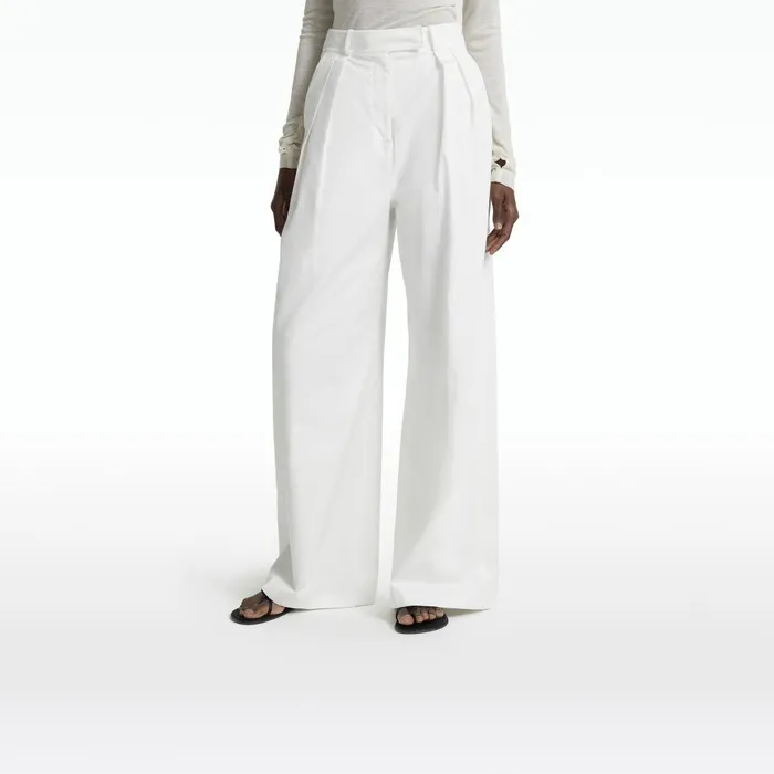 Safiyaa Benette Ivory Trousers Women Trousers