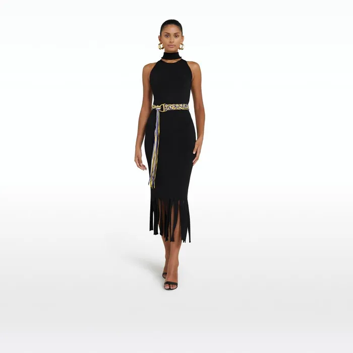 Safiyaa Chascara Black Knit Women Tops