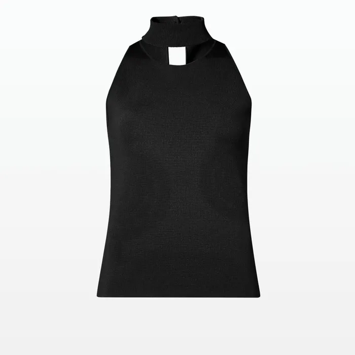 Safiyaa Chascara Black Knit Women Tops