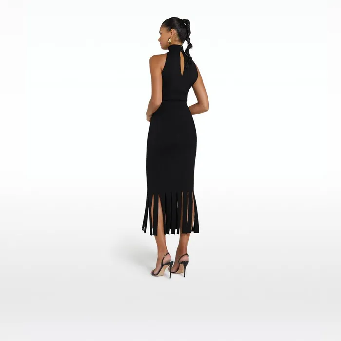 Safiyaa Chascara Black Knit Women Tops