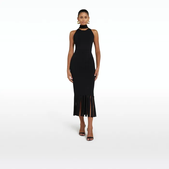 Safiyaa Chascara Black Knit Women Tops