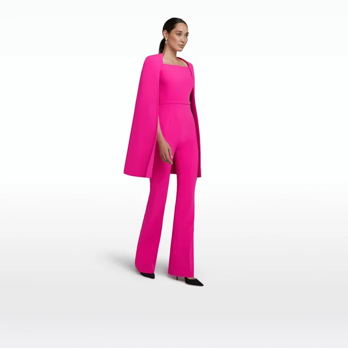 Safiyaa Cinzia Wild Strawberry Jumpsuit Women Jumpsuits