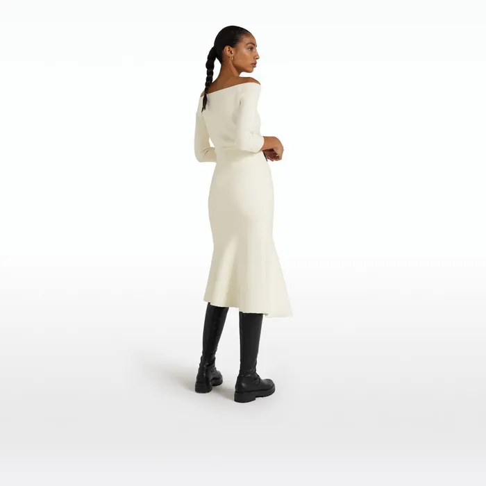 Safiyaa Clara Ivory Knit Women Tops