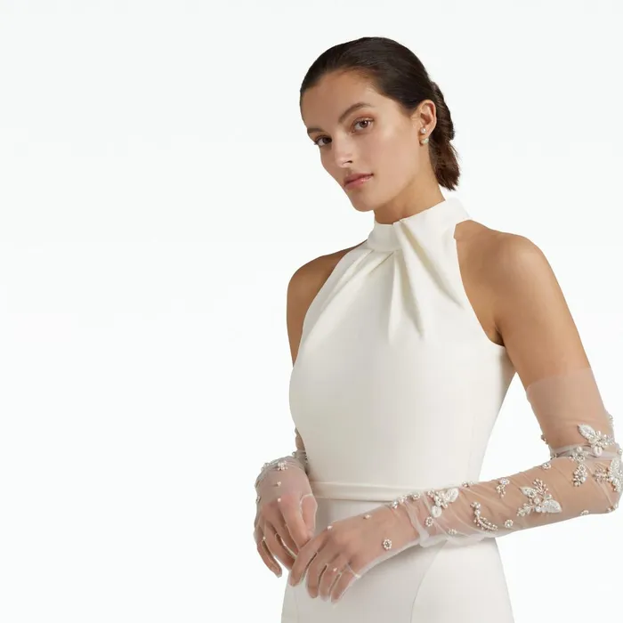 Safiyaa Dorrit Ivory Long Dress Women Dresses