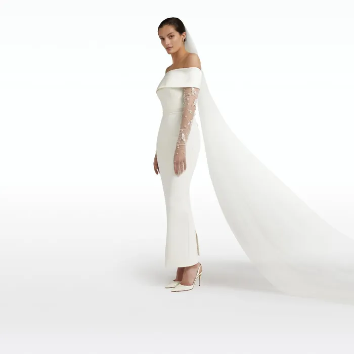 Safiyaa Drax Ivory Dress Women Dresses