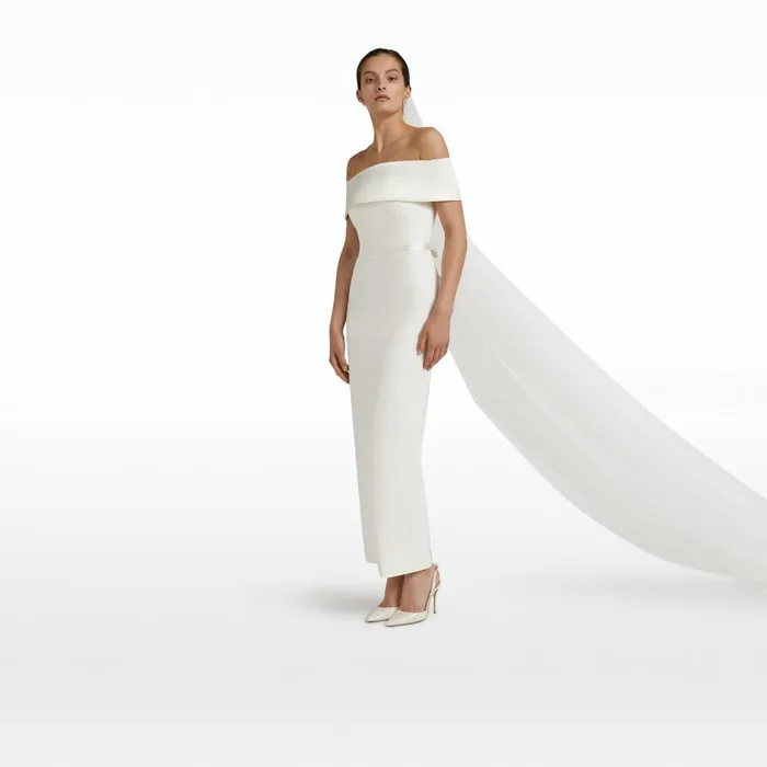 Safiyaa Drax Ivory Dress Women Dresses