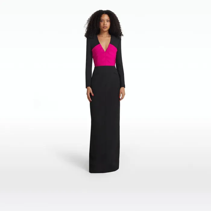 Safiyaa Duranda Black and Beverley Long Dress Women Dresses