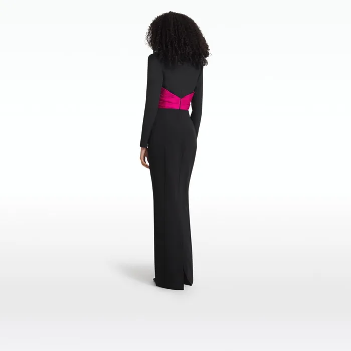 Safiyaa Duranda Black and Beverley Long Dress Women Dresses